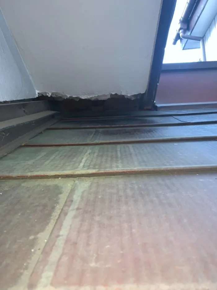 屋根の隙間からの侵入